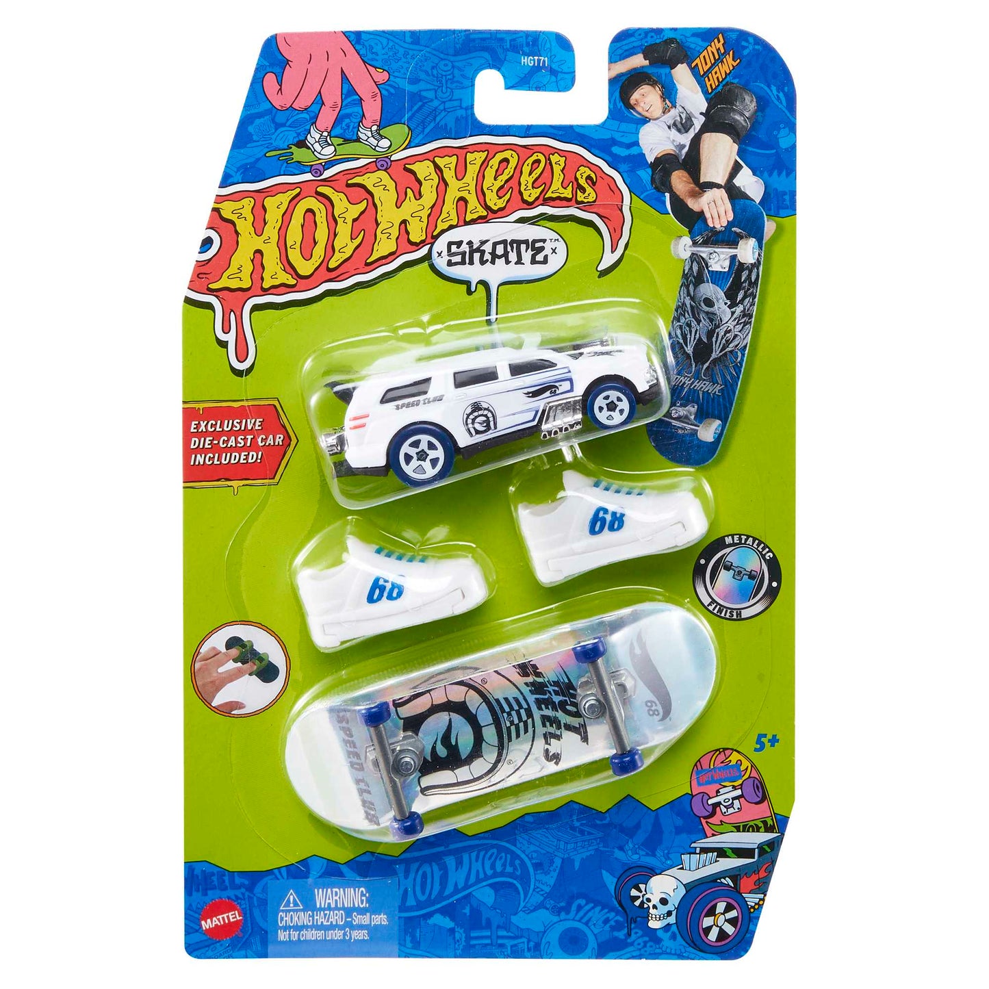 Hot Wheels Skate Veh¨ªculo de Juguete Patineta de Colecci¨®n SPEED SHREDDER? + NITRO TAILGATER? con Diecast
