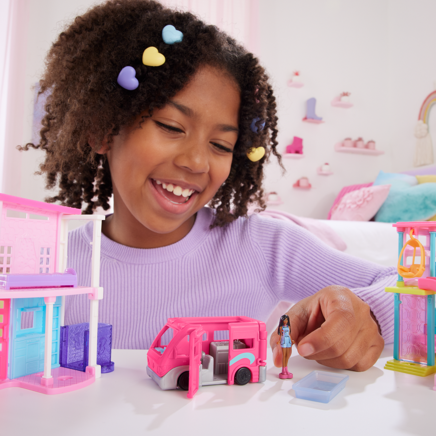 Barbie  Mini Barbieland  Coffret  Autocaravane de R¨ºve, Poup¨¦e