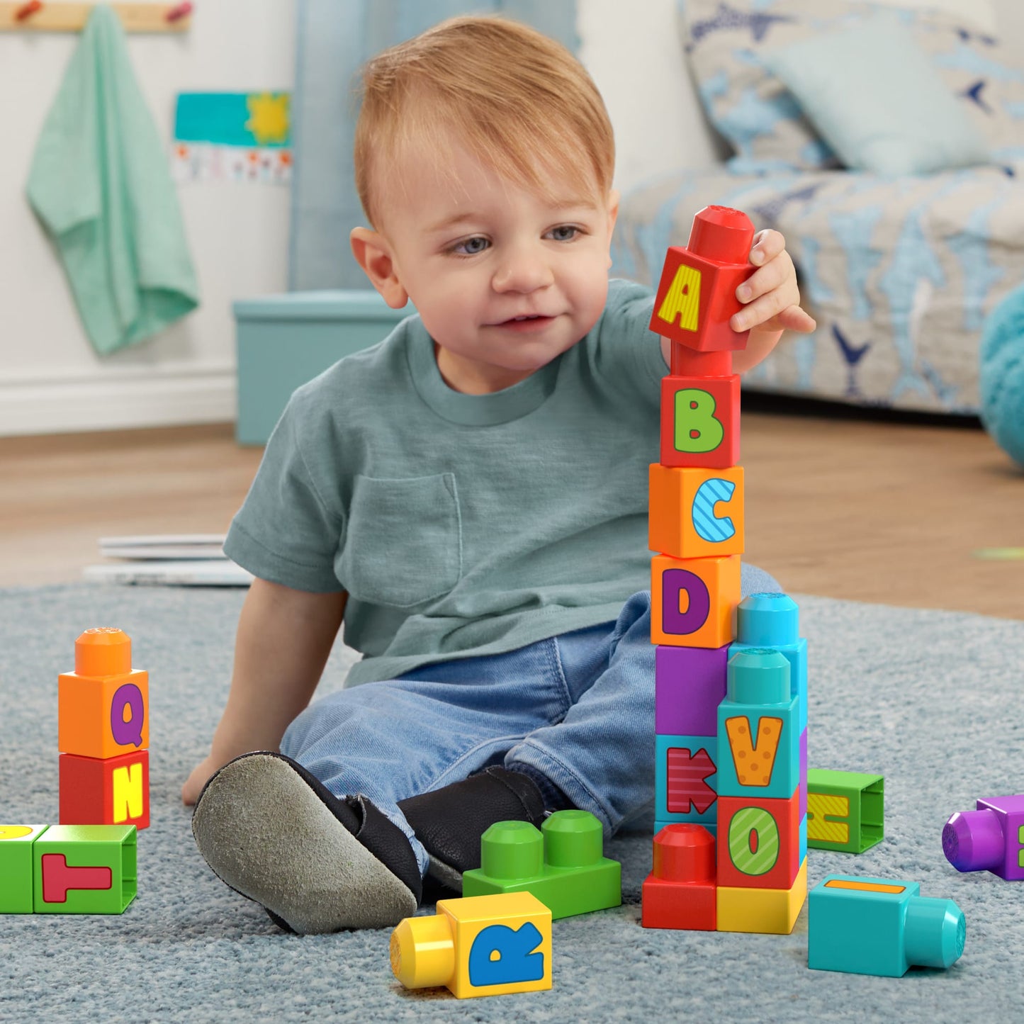Mega Bloks  Fisher-Price  Sac de Construction Abc (30 Pi¨¨ces)