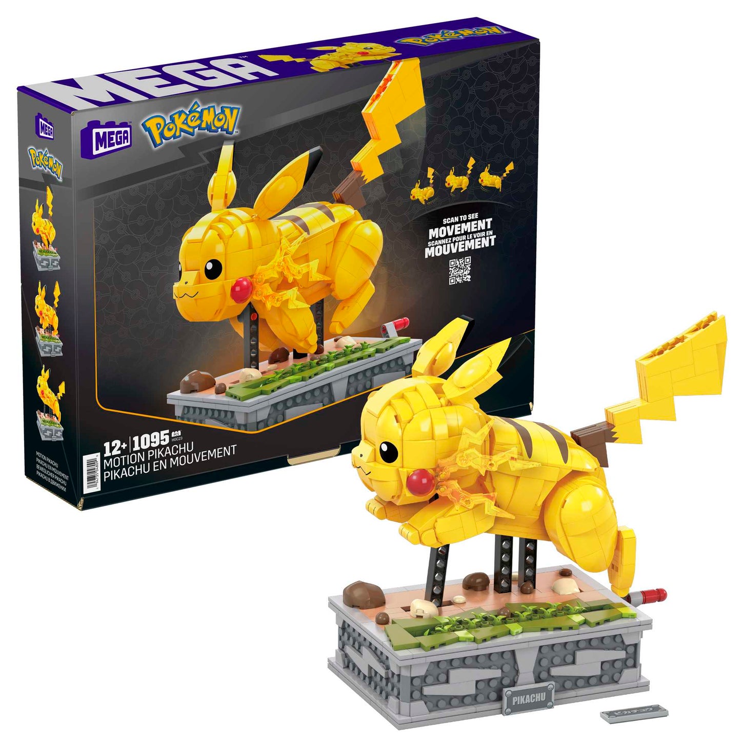 MEGA Pok¨¦mon Jogo de Constru??o Motion Pikachu