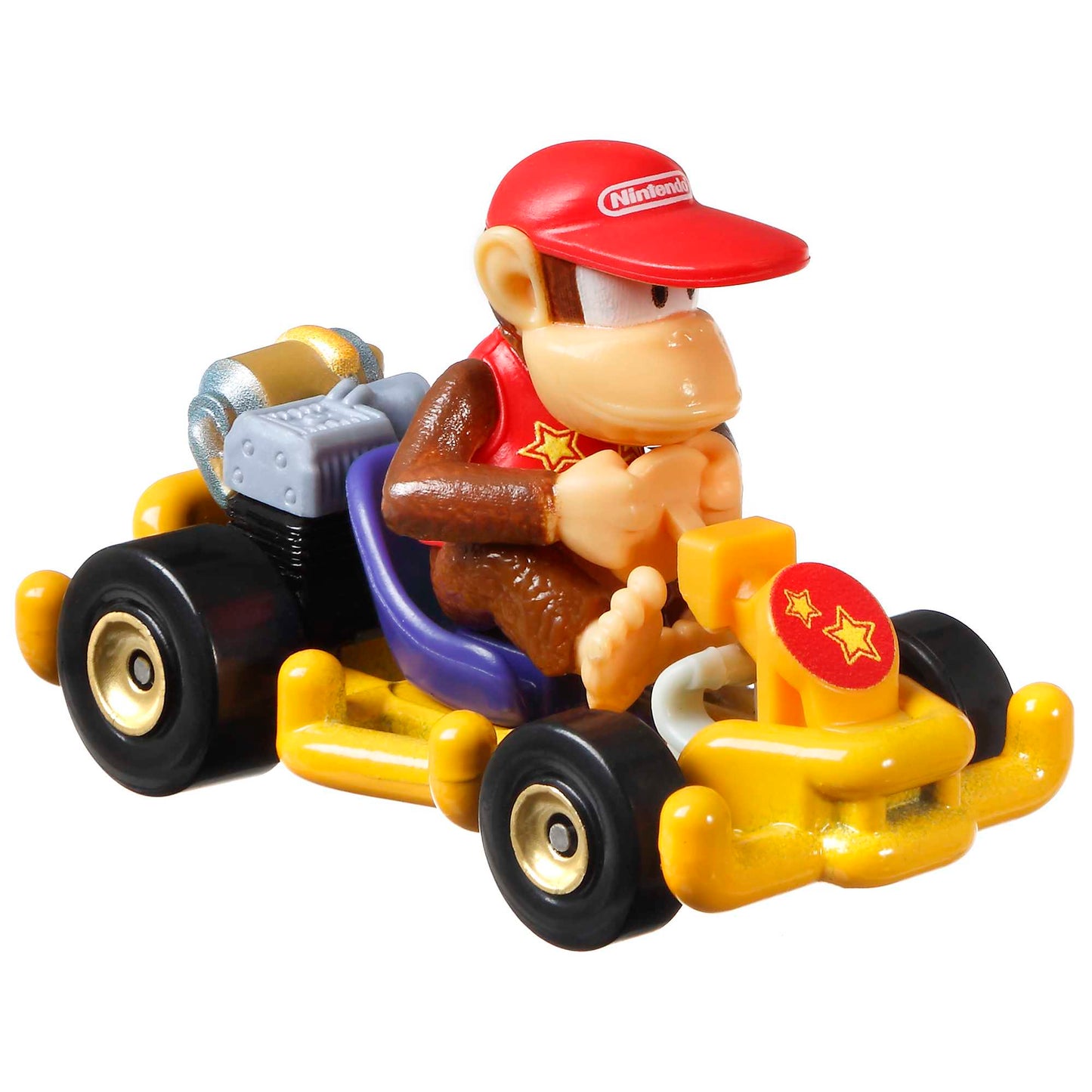 Hot Wheels Mario Kart Ve¨ªculo de Brinquedo Diddy Kong Pipe Frame