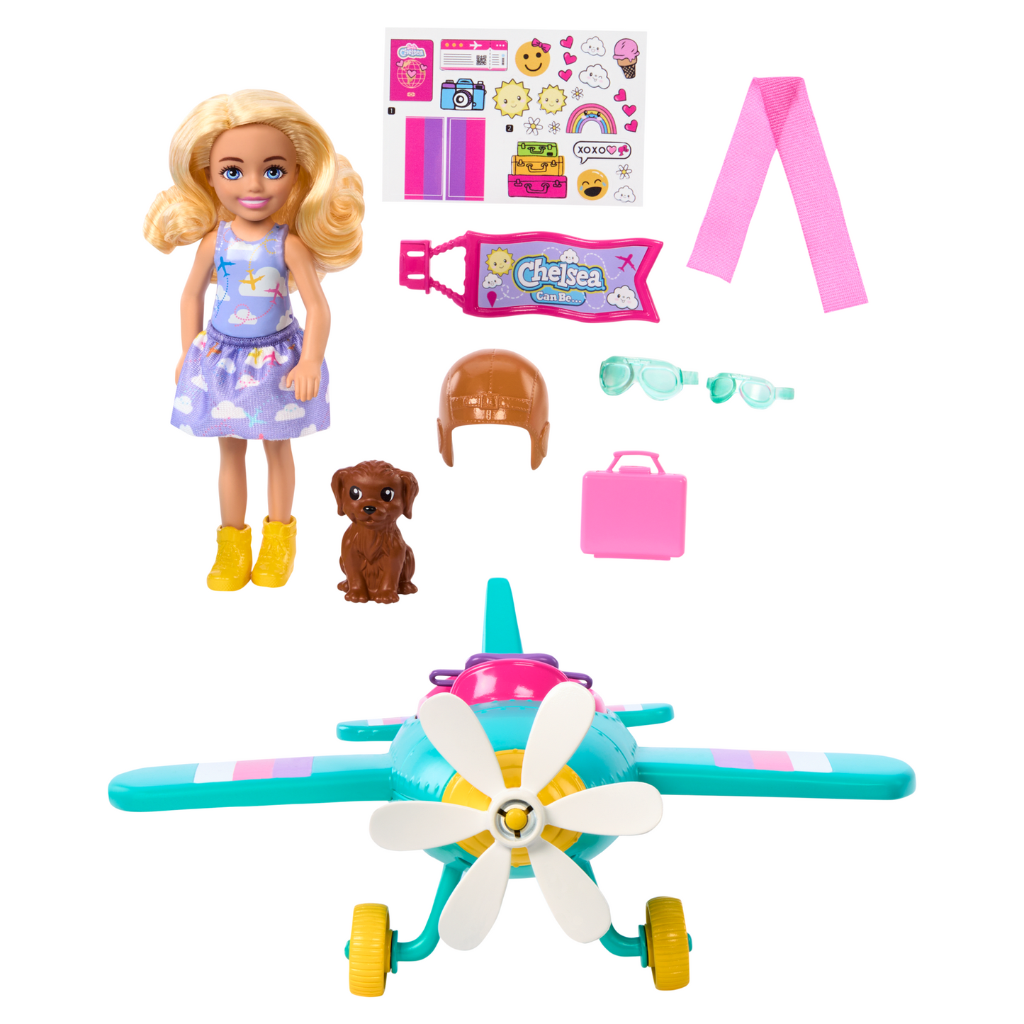Barbie-Chelsea Can Be¡­-Avion et Poup¨¦e-Coffret Avec Accessoires