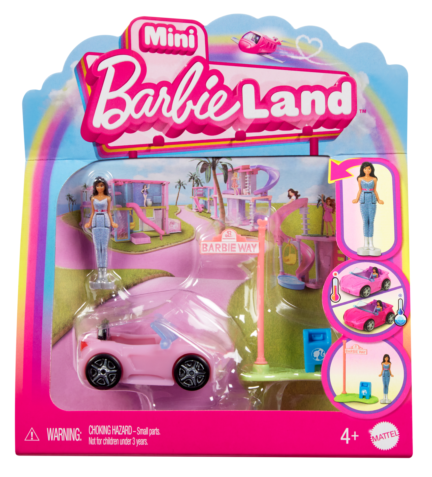 Barbie Mini BarbieLand Veh¨ªculo para Mu?ecas Convertible Rosa
